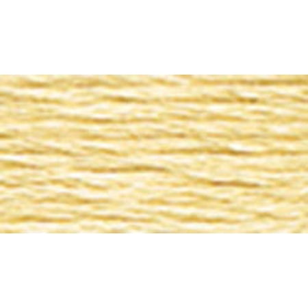DMC Mouline Special 677 Six-Strand Embroidery Thread Old Gold Very Light  8.7-Yards