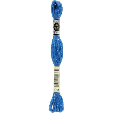 DMC Etoile Floss C798 Six-Strand Embroidery Thread Dark Delft Blue 8.7-Yards