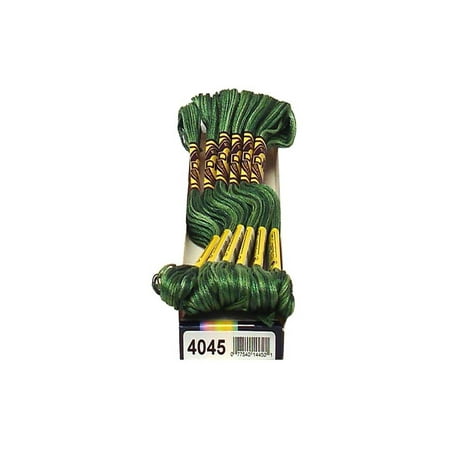DMC Mouline Colour Variations 4045 Six-Strand Embroidery Thread Evergreen Forest 8.7-Yards
