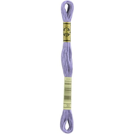 DMC Mouline Special 30 Six-Strand Embroidery Thread Medium Light Blueberry 8.7-Yards
