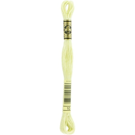DMC Mouline Special 10 Six-Strand Embroidery Thread  Very Light Tender Green 8.7-Yards