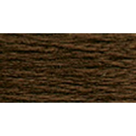 DMC Mouline Special 938 Six-Strand Embroidery Thread  Ultra Dark Coffee Brown  8.7-Yards