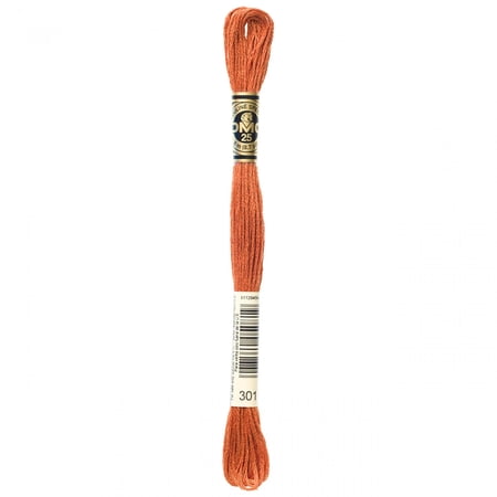 DMC Mouline Special 301 Six-Strand Embroidery Thread Medium Mahogany 8.7-Yards