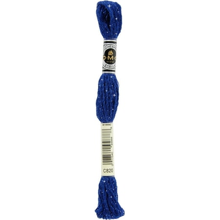 DMC Etoile Floss C820 Six-Strand Embroidery Thread Very Dark Royal Blue 8.7-Yards