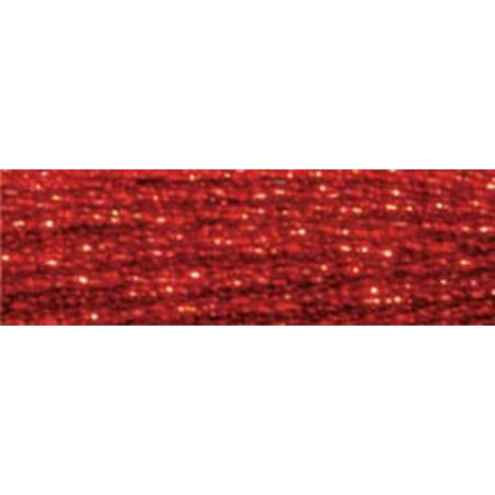 DMC Light Effects E321 Six-Strand Embroidery Thread Ruby Red 8.7-Yards