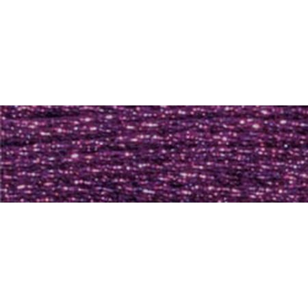 DMC Light Effects E718 Six-Strand Embroidery Thread Pink Garnet 8.7-Yards