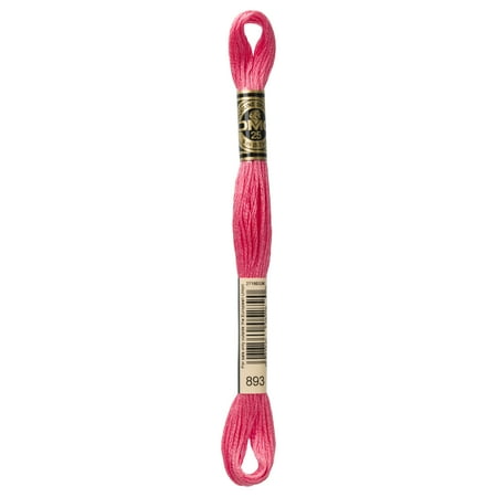 DMC Mouline Special 893 Six-Strand Embroidery Thread Light Carnation 8.7-Yards