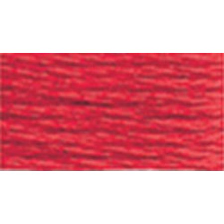 DMC Mouline Special 666 Six-Strand Embroidery Thread Bright Red 8.7-Yards