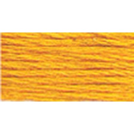 DMC Mouline Special 972 Six-Strand Embroidery Thread  Deep Canary  8.7-Yards