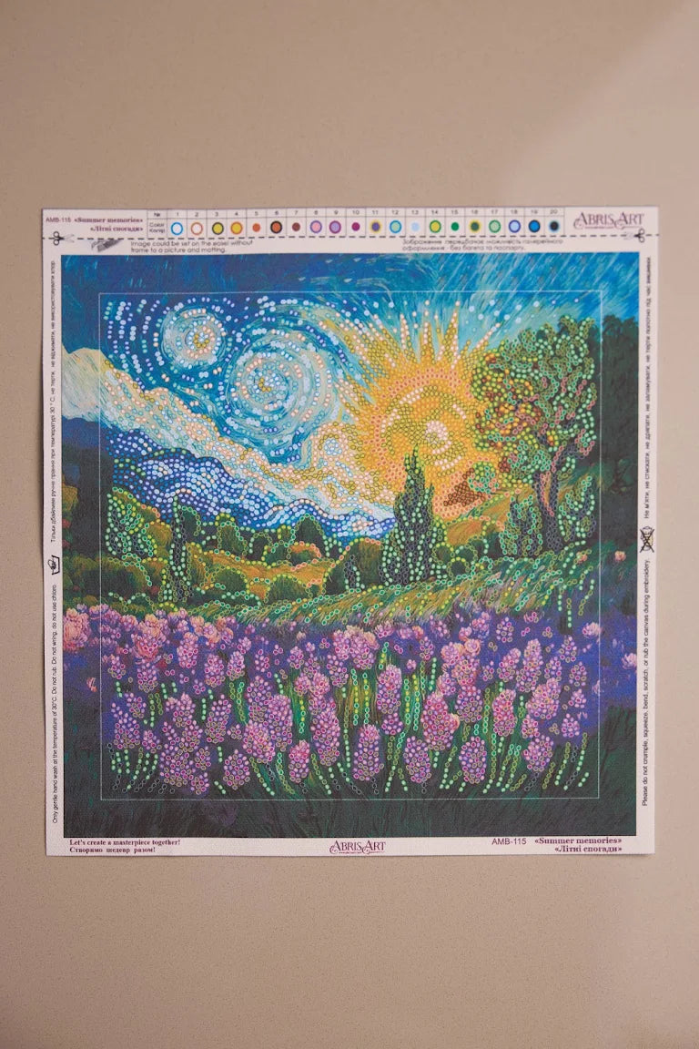 Abris Art Bead Embroidery Kit Summer Memories AMB - 115