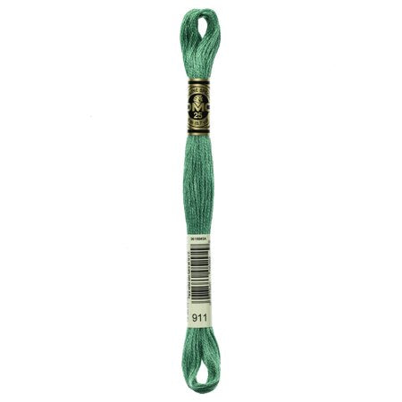 DMC Mouline Special 911 Six-Strand Embroidery Thread Green 8.7-Yards