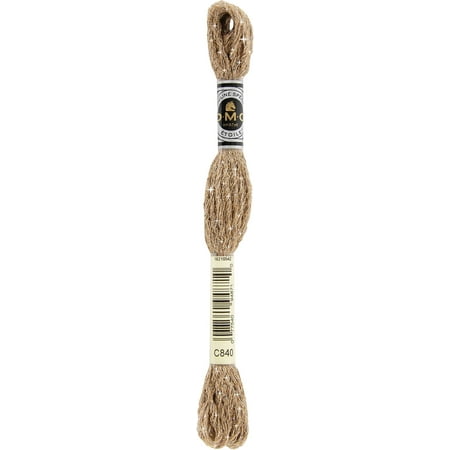 DMC Etoile Floss C840 Six-Strand Embroidery Thread Medium Beige Brown 8.7-Yards