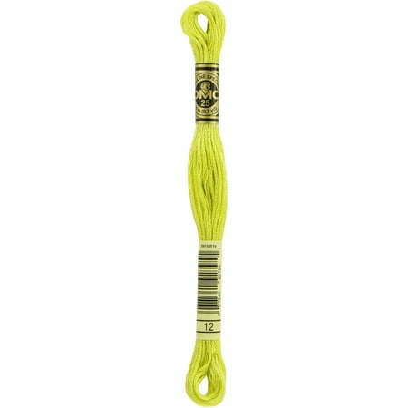 DMC Mouline Special 12 Six-Strand Embroidery Thread Tender Green 8.7-Yards