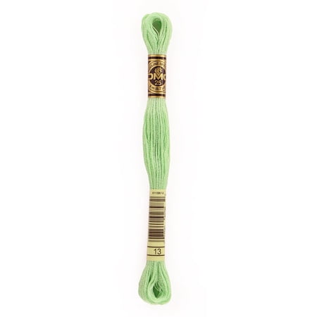 DMC Mouline Special 13 Six Strand Embroidery Cotton Floss Medium Light Nile Green 8.7-Yard
