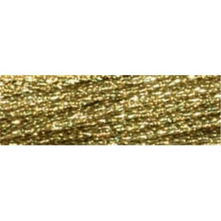 DMC Light Effects E3821 Six-Strand Embroidery Thread Light Gold 8.7-Yards