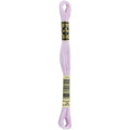 DMC Mouline Special 25 Six-Strand Embroidery Thread White Lavender 8.7-Yards