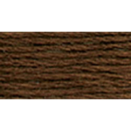 DMC Mouline Special 898 Six-Strand Embroidery Thread Very Dark Coffee Brown 8.7-Yards