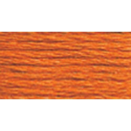 DMC Mouline Special 721 Six-Strand Embroidery Thread Medium Orange Spice  8.7-Yards