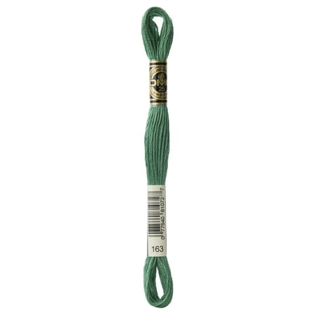 DMC Mouline Special 163 Six-Strand Embroidery Thread Celadon Green 8.7-Yards