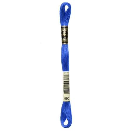 DMC Mouline Special 995 Six-Strand Embroidery Thread Dark Electric Blue 8.7-Yards