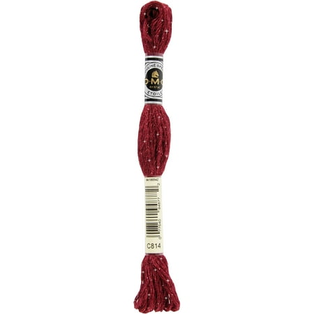 DMC Etoile Floss C814 Six-Strand Embroidery Thread Dark Garnet 8.7-Yards