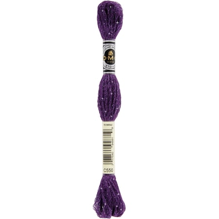 DMC Etoile Floss C550 Six-Strand Embroidery Thread Light Violet 8.7-Yards