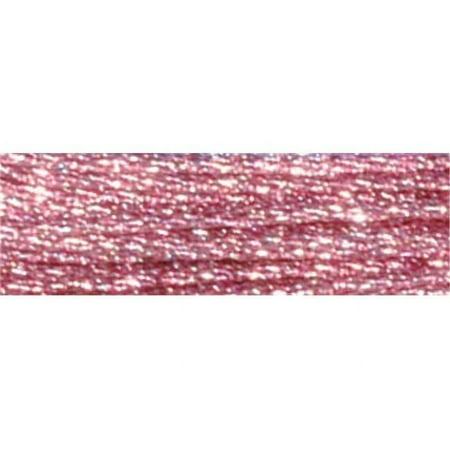 DMC Light Effects E316 Six-Strand Embroidery Thread Pink Amethyst 8.7-Yards