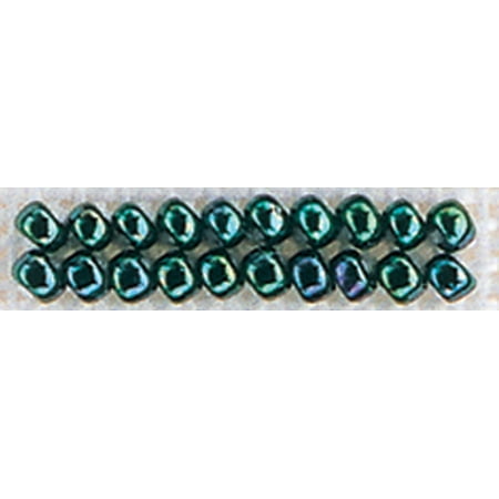 Mill Hill Antique Glass Seed Beads 2.5mm 2.63g-Royal Green 03035