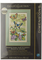 Dimensions Gold Collection Butterfly Forest Counted Cross Stitch Kit 35223