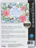 Dimensions 70-65207 This Day Verse Counted Cross Stitch Kit