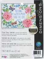 Dimensions 70-65207 This Day Verse Counted Cross Stitch Kit