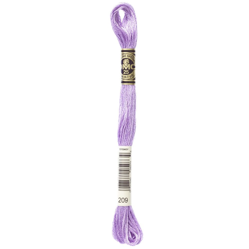 DMC Mouline Special 209 Six-Strand Embroidery Floss  Dark Lavender  8.7 yd