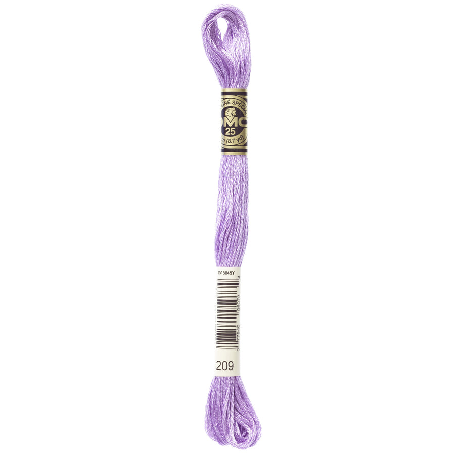DMC Mouline Special 209 Six-Strand Embroidery Floss  Dark Lavender  8.7 yd