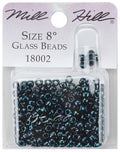 Mill Hill Glass Beads Size 8/0 3mm 6.0 Grams/Pkg-Midnight 18002