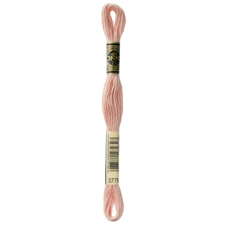 DMC Mouline Special 3779 Six-Strand Embroidery Thread Ultra Very Light Terra Cotta 8.7-Yards