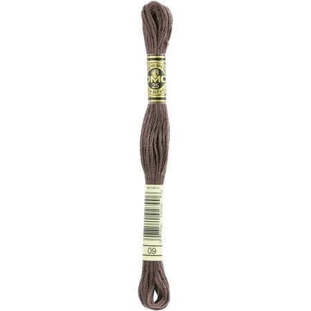 DMC Mouline Special 09 Six-Strand Embroidery 8.7-Yards Very Dark Cocoa