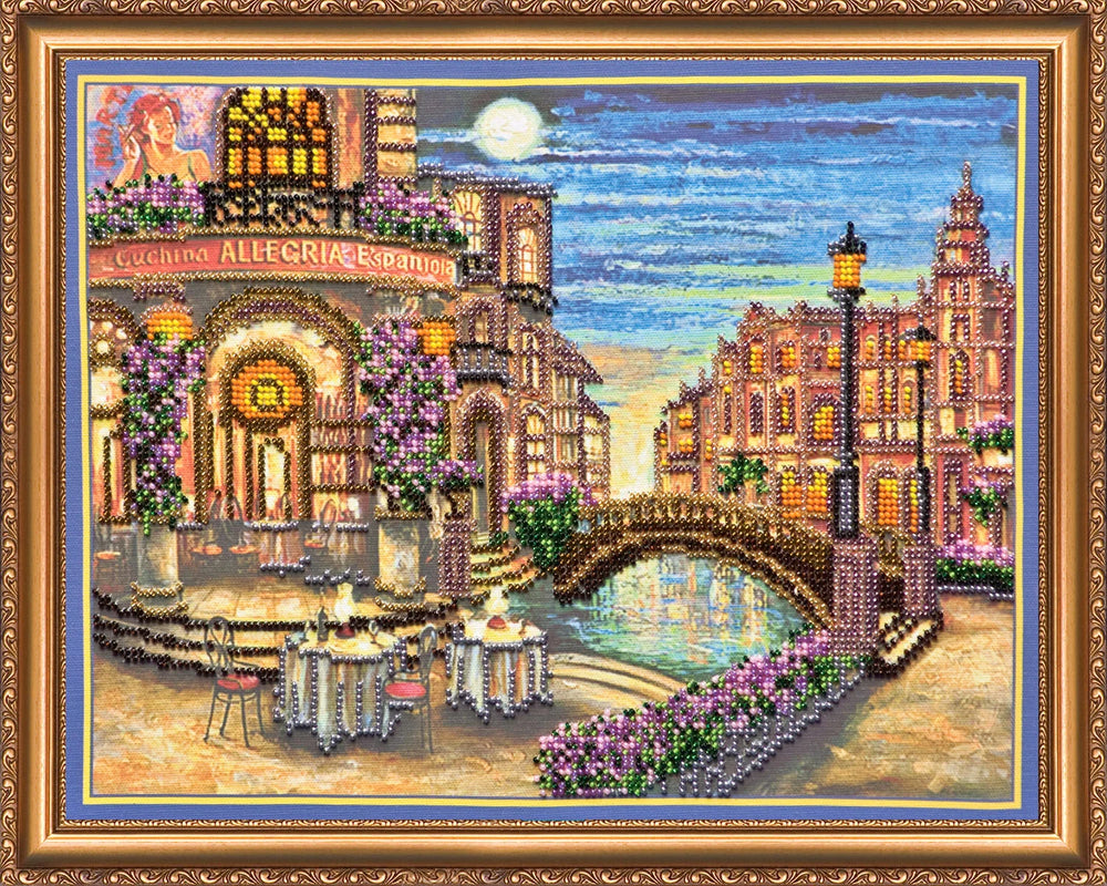 Abris Art Bead Embroidery Kit Evening In Seville AB - 065