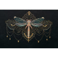 Abris Art Cross Stitch Kit "Golden dragonfly" Article: AH069