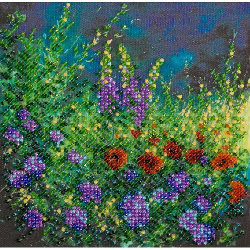 Abris Art Bead Embroidery Kit Wild field AM-172