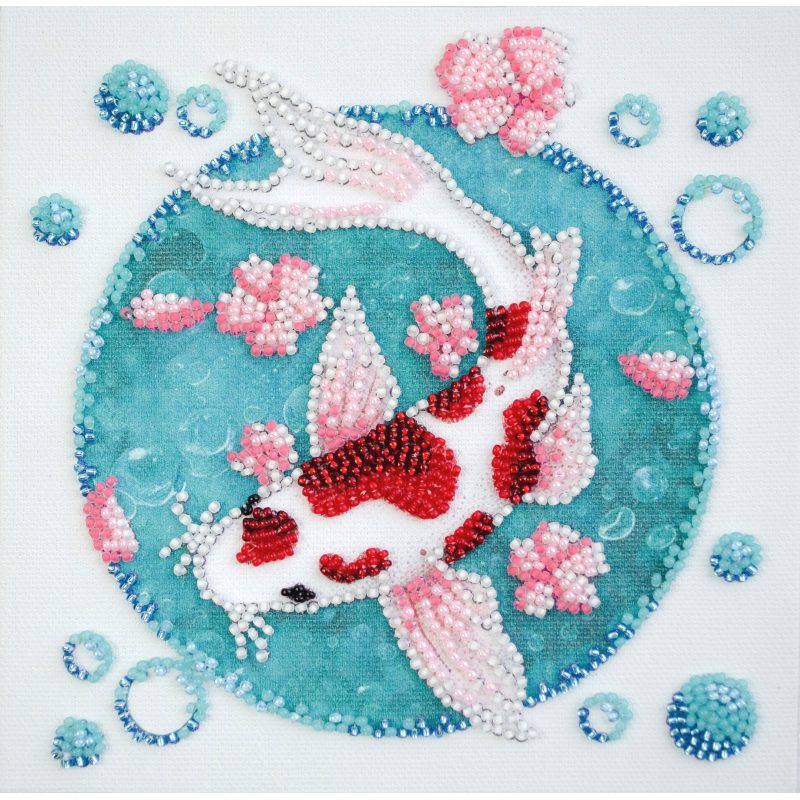 Abris Art Bead Embroidery Kit Koi carp AM - 246