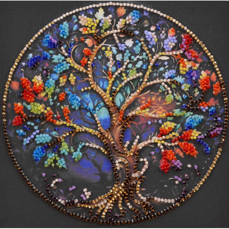 Abris Art Bead Embroidery Kit Wild field AM-252