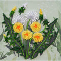 Abris Art Bead Embroidery Kit Favorite dandelion AM-254