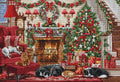 Cross Stitch Kit Luca-S GOLD - Cosy Fireplace, BU5041