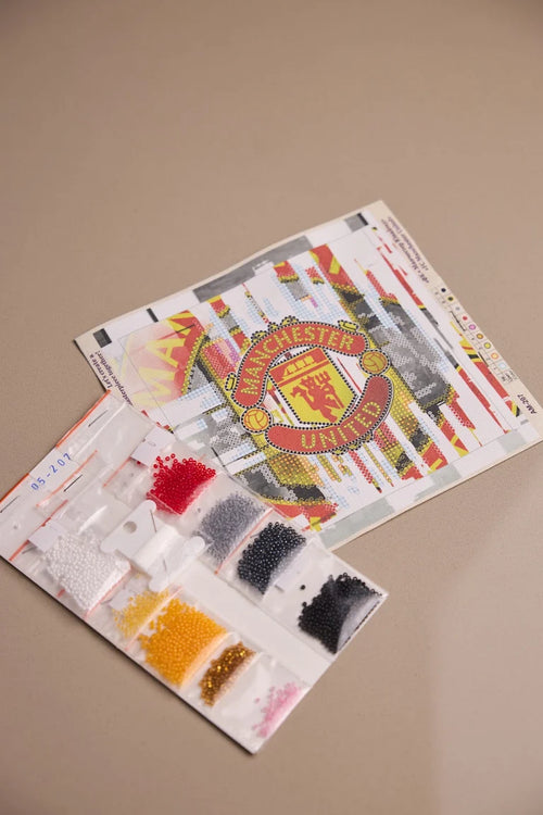 Abris Art Bead Embroidery Kit FC Manchester United AM-207