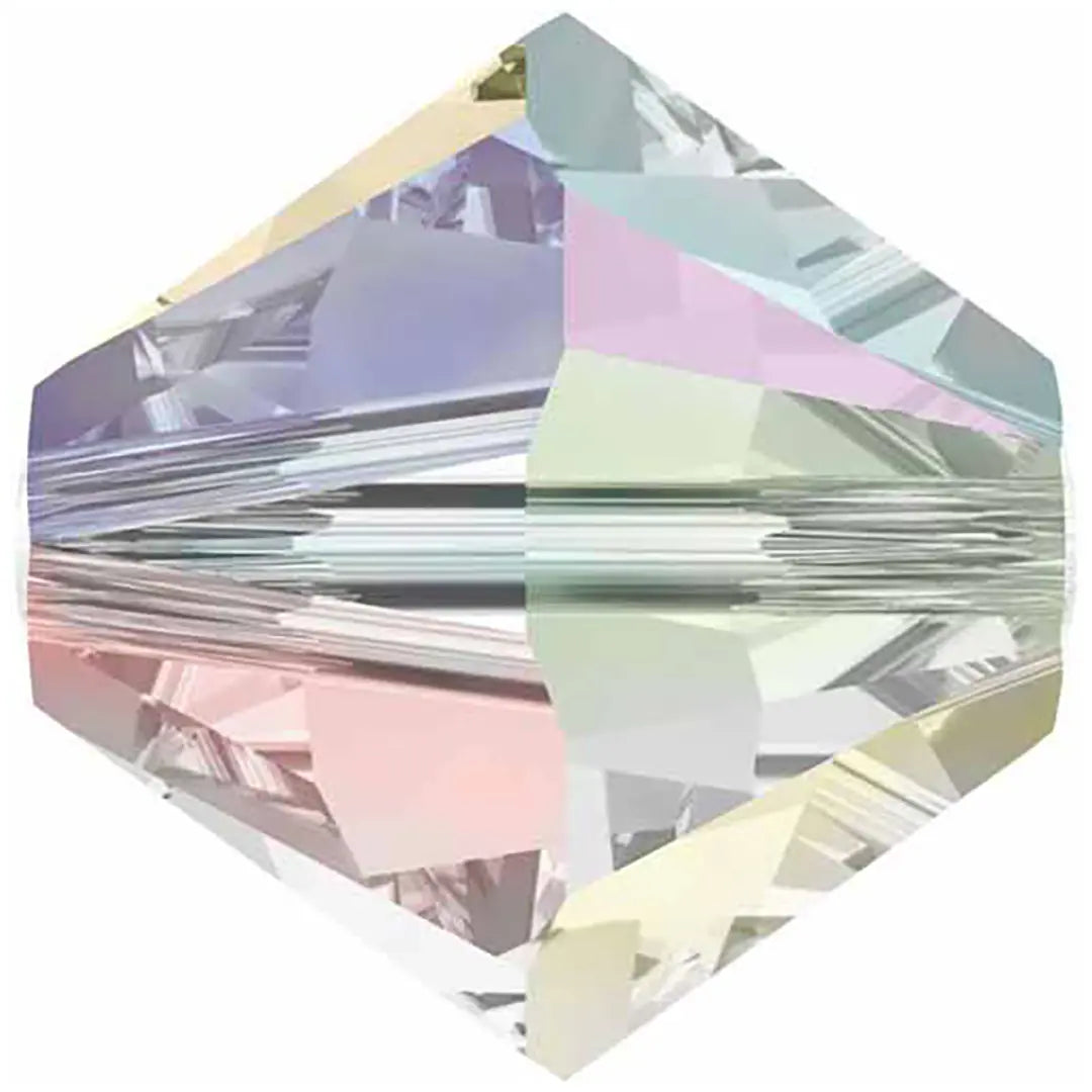 Preciosa Bicone Crystal beads Crystal AB 2x 4mm 5328 30pcs pack (Copy)