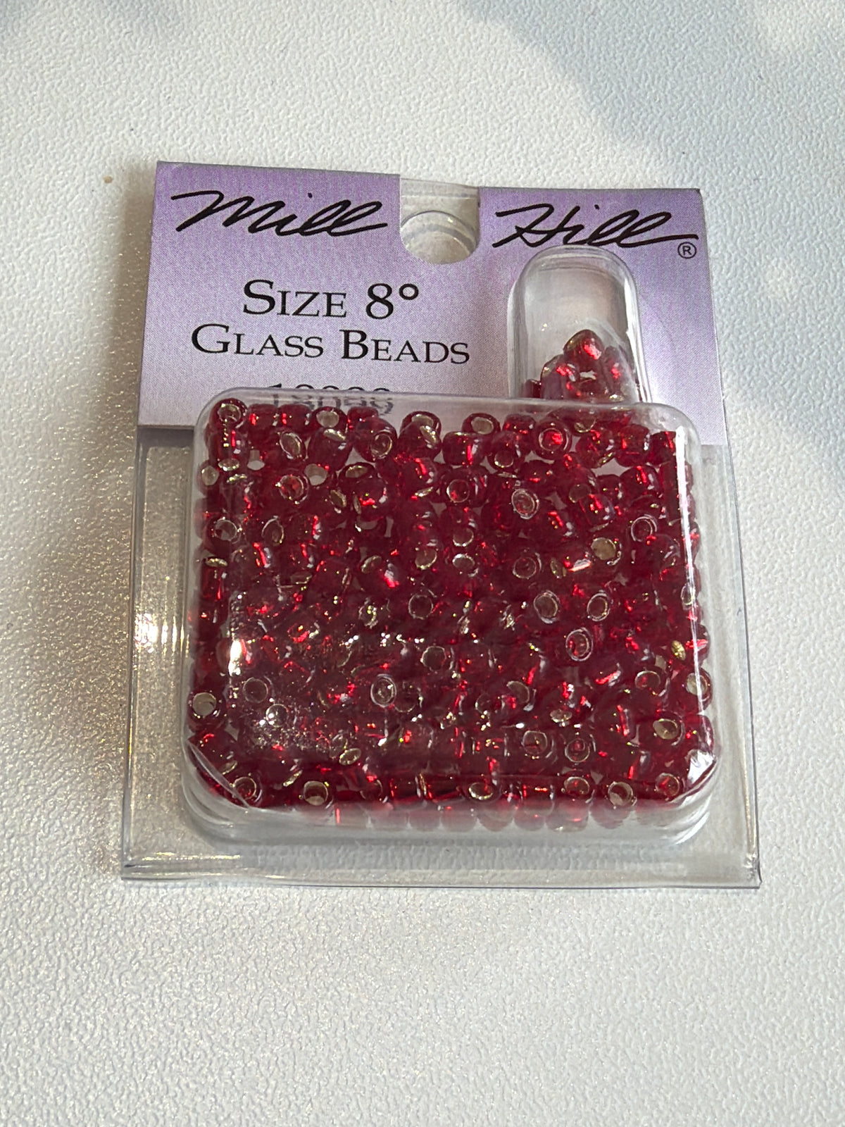 Mill Hill Ruby Size 8 Pony Glass Seed Beads 18099