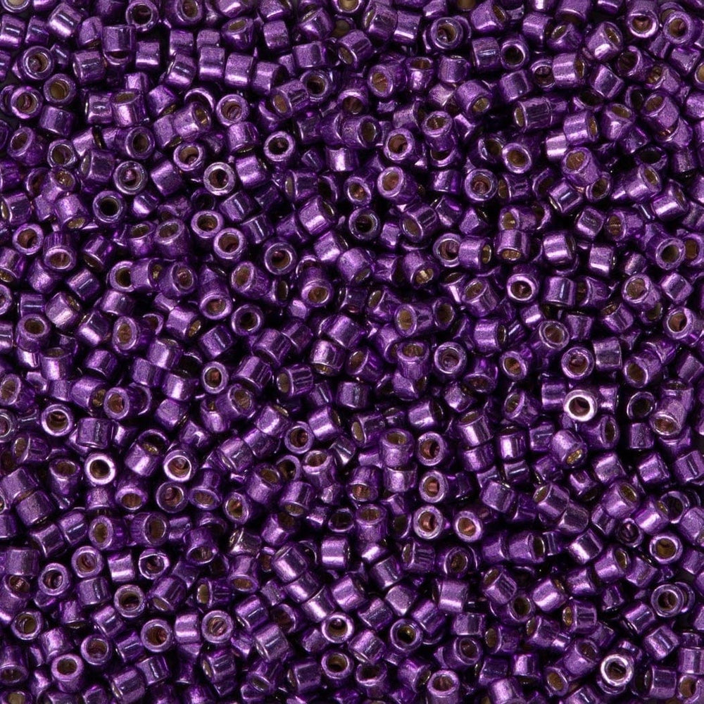 Miyuki Delica Seed Bead 11/0 Duracoat Galvanized Purple Orchid 2-inch 5g DB2508