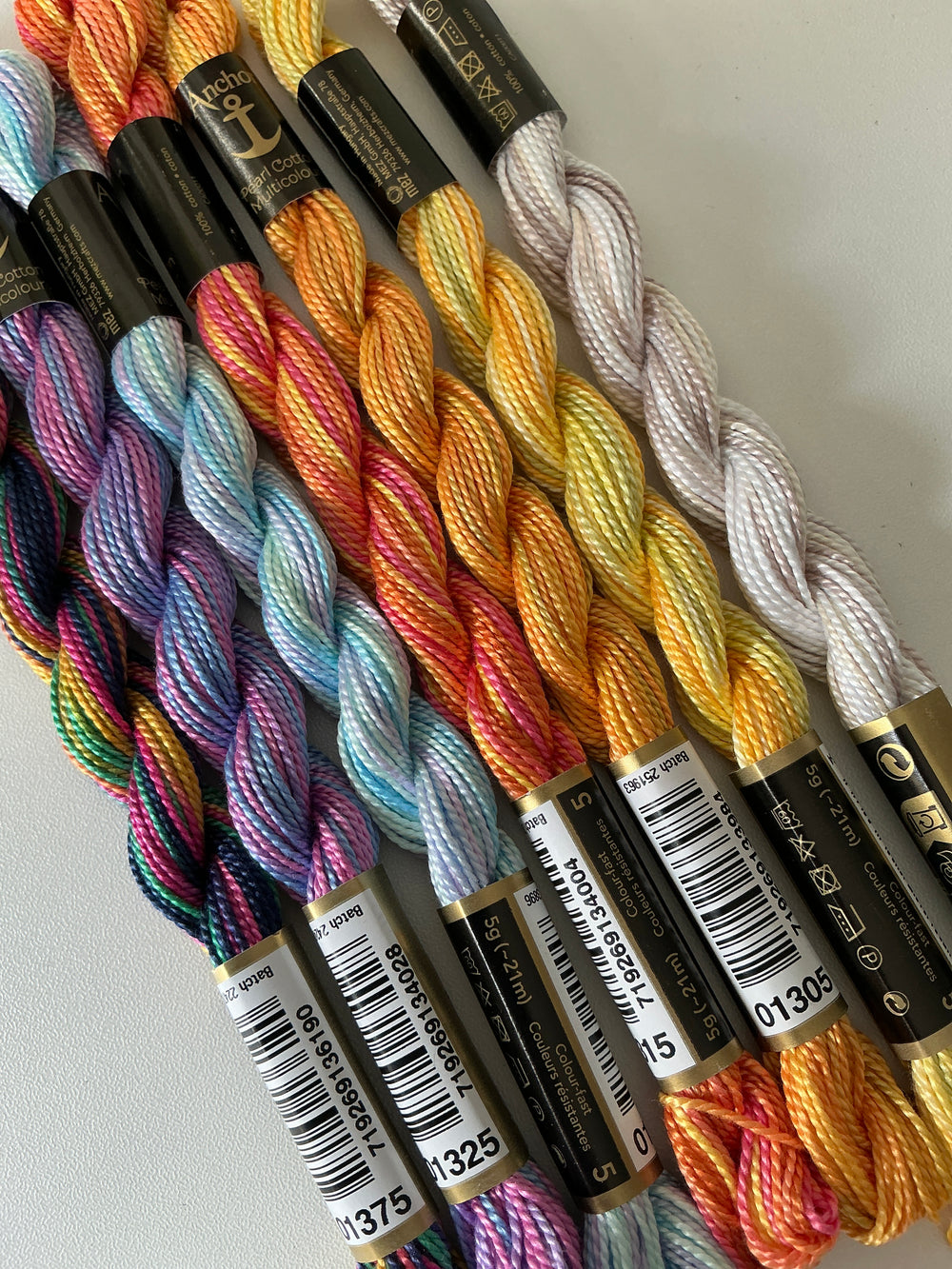 Anchor Pearl Cotton Multicolour size 5