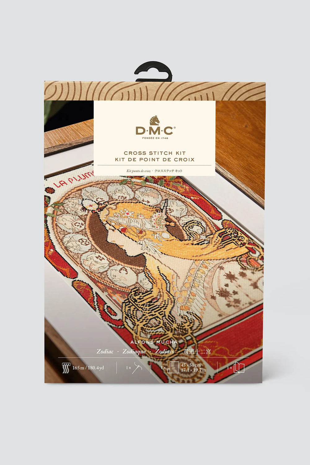 DMC Zodiac by Alfons Mucha Cross Stitch Kit