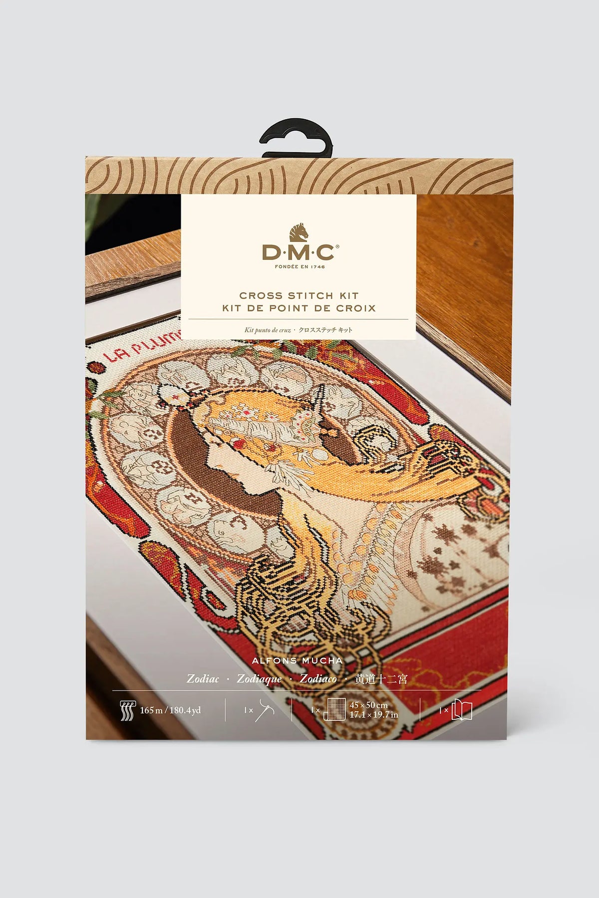 DMC Zodiac by Alfons Mucha Cross Stitch Kit
